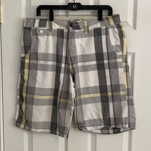 OTB, one tough brand, plaid shorts